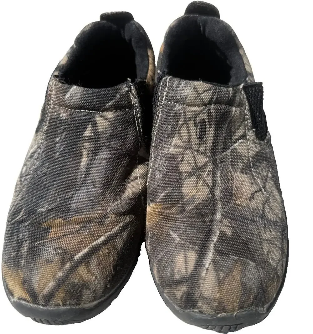 RedHead XTR Camo Moc Slip On Shoes Boys Size 3 Youth Camouflage Camp Slipper 3Y